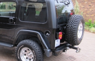 Jeep Wrangler 4X4 TJ 1996 to 2006 Renegade steel rear bumper